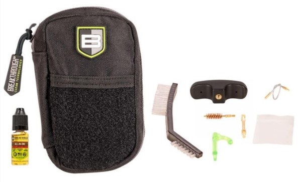 BREAKTHROUGH BADGE SERIES - .40 CALIBER PULL THROUGH CLEANING KIT WITH MOLLE POUCH BT-COP-40 - Win Repeating Arms Promotion